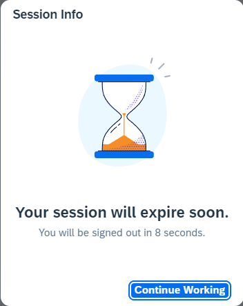 Illustrated Message Session Timeout